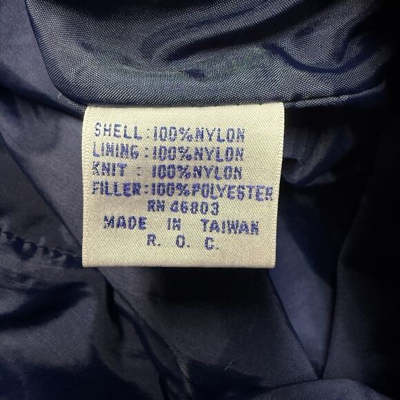 VTG Subello Ski Bib Mens Medium Navy Blue Snow Pants Overalls Snowboard 1980s - Picture 3 of 10